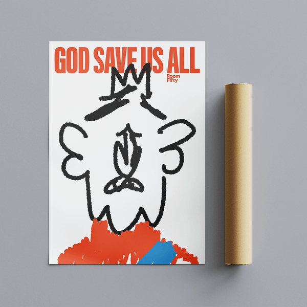 Room Fifty Poster A1 God Save Us All | Poster