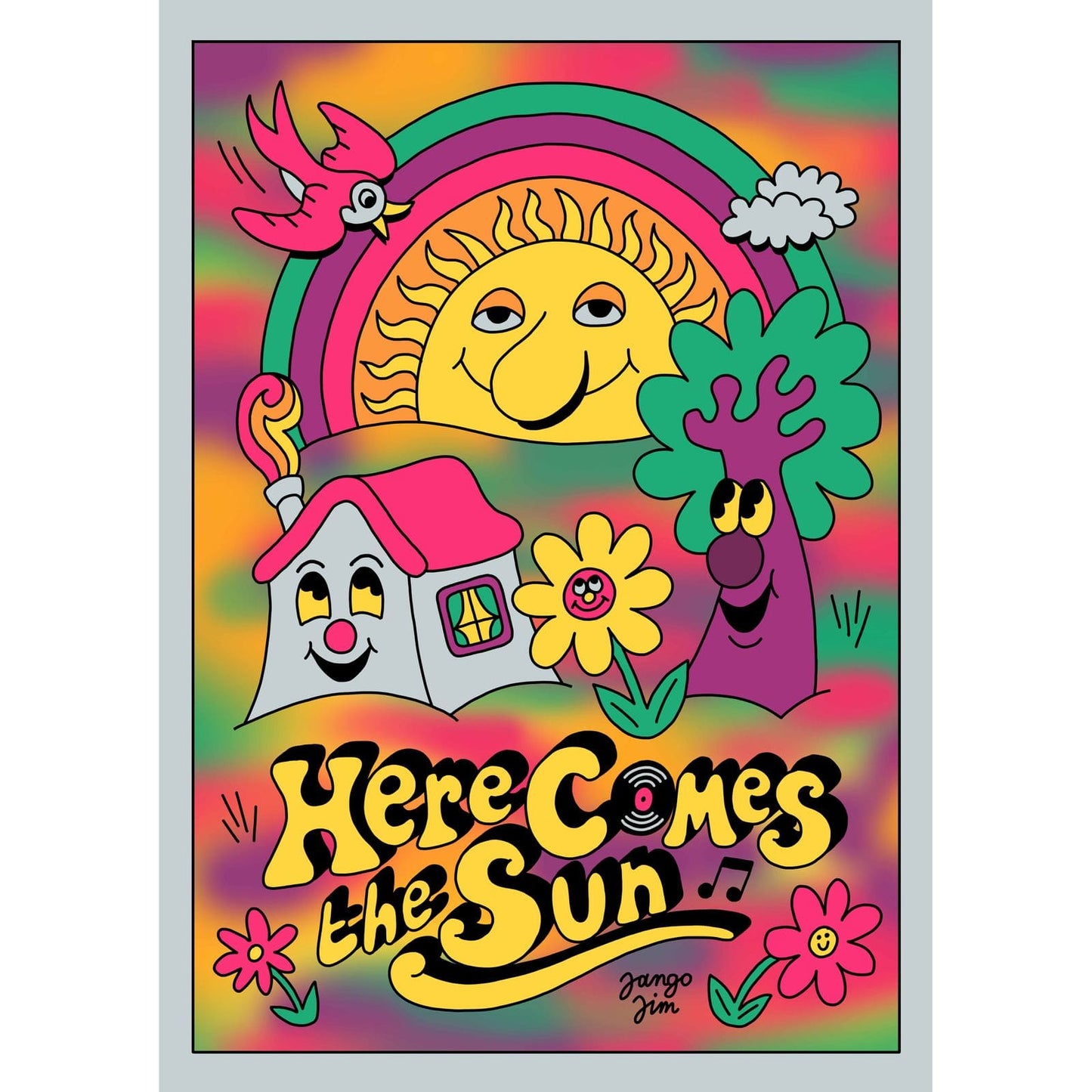 Room Fifty 16.5 x 23.4 (A2) (42 x 59.4cm) / Enhanced Matt Art Here Comes The Sun | Jango Jim