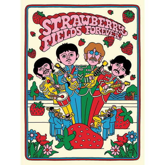 Room Fifty 18 x 24 (45 x 60cm) / Enhanced Matt Art Strawberry Fields Forever | Danny Miller