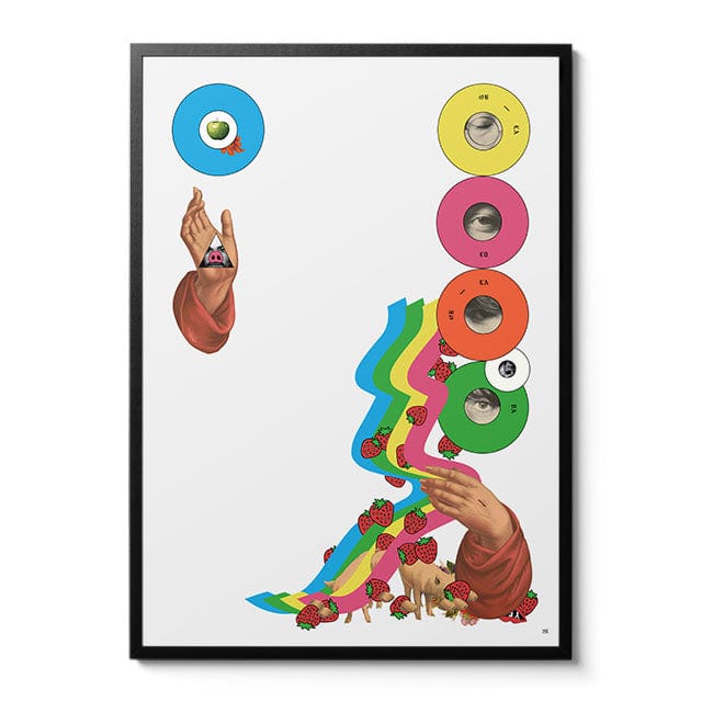 Room Fifty 23.4 x 33.1 (A1) (59.4 x 84.1cm) / Framed Prints Black Ob-La-Di, Ob-La-Da | Matt Dorfman