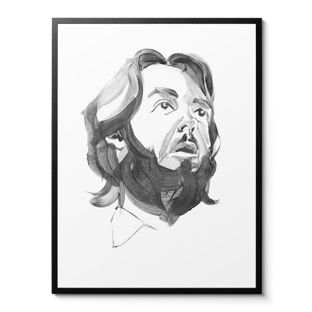 Room Fifty 24 x 32 (60 x 80cm) / Framed Prints Black I've Got a Feeling | Von