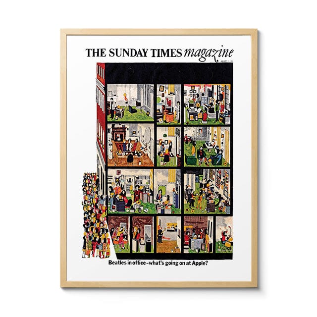 Room Fifty 18 x 24 (45 x 60cm) / Framed Prints Natural Sunday Times Magazine January 1970 | Colin King