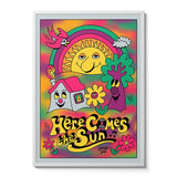 Room Fifty 23.4 x 33.1 (A1) (59.4 x 84.1cm) / Framed Prints White Here Comes The Sun | Jango Jim