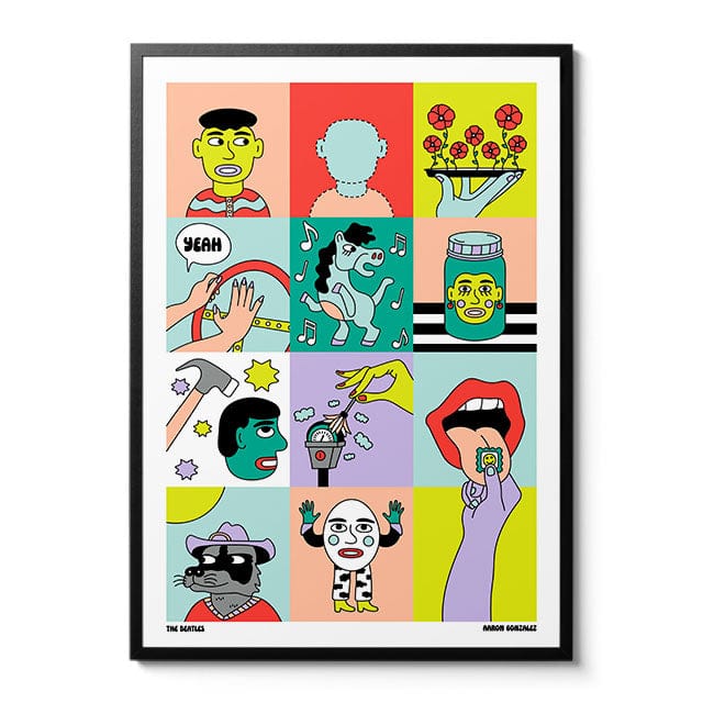 Room Fifty 23.4 x 33.1 (A1) (59.4 x 84.1cm) / Framed Prints Black It's All Too Much | Aaron Gonzalez