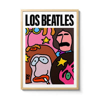 Room Fifty 16.5 x 23.4 (A2) (42 x 59.4cm) / Framed Prints Natural Los Beatles | RoomFifty