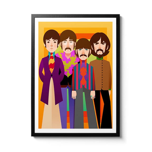 Room Fifty 16.5 x 23.4 (A2) (42 x 59.4cm) / Framed Prints Black All Together Now | Stanley Chow