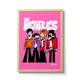 Room Fifty 11.7 x 16.5 (A3) (29.7 x 42cm) / Framed Prints Natural The Beatles 1967 | Lorenzo Montatore