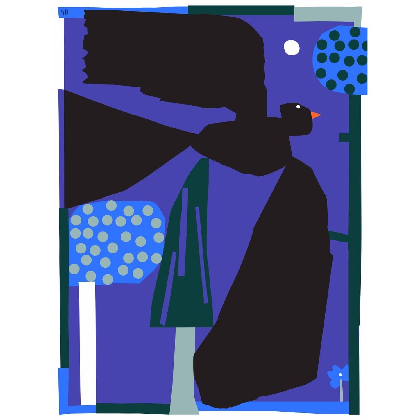 Room Fifty 18 x 24 (45 x 60cm) / Enhanced Matt Art Blackbird | Nicolas Burrows