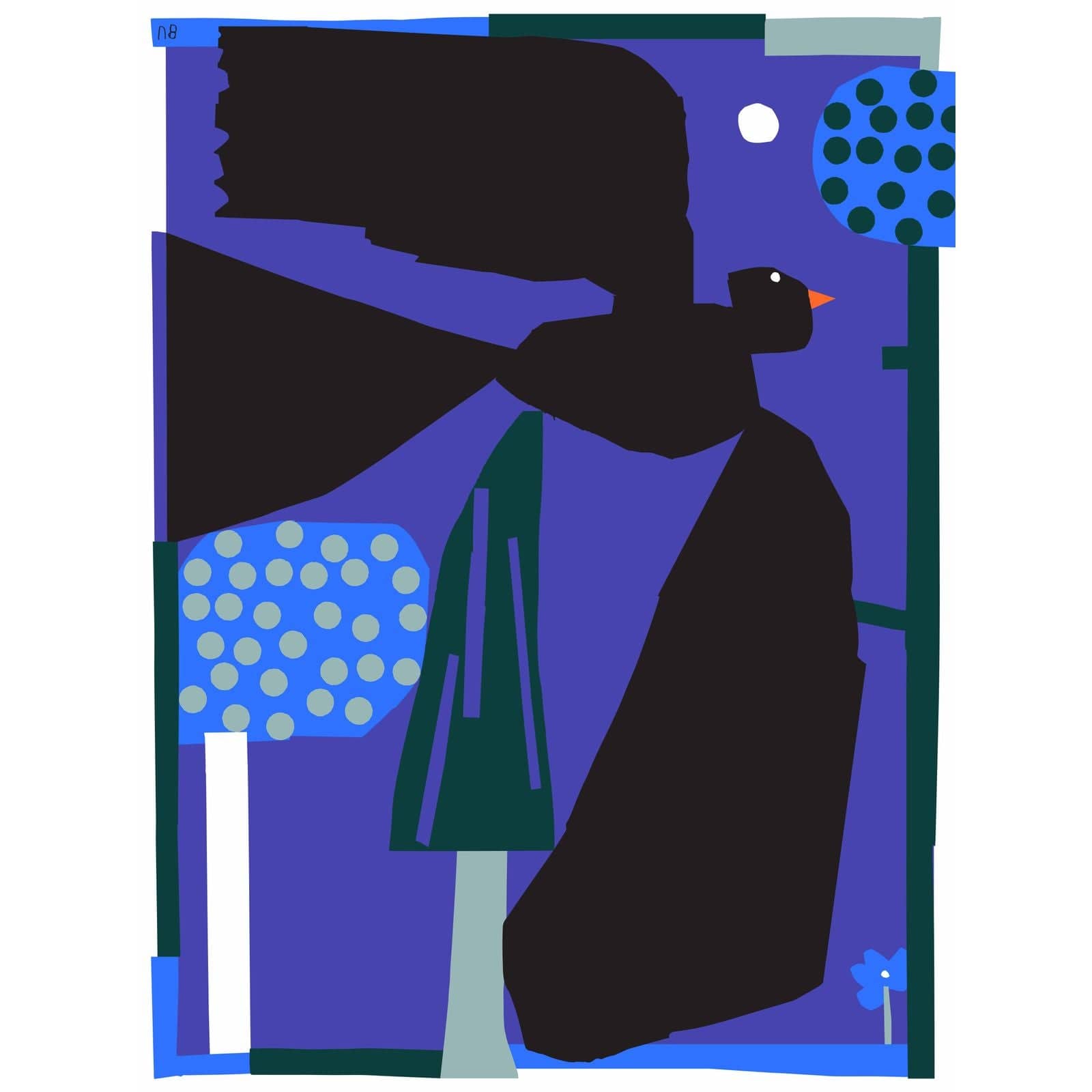 Room Fifty 18 x 24 (45 x 60cm) / Enhanced Matt Art Blackbird | Nicolas Burrows