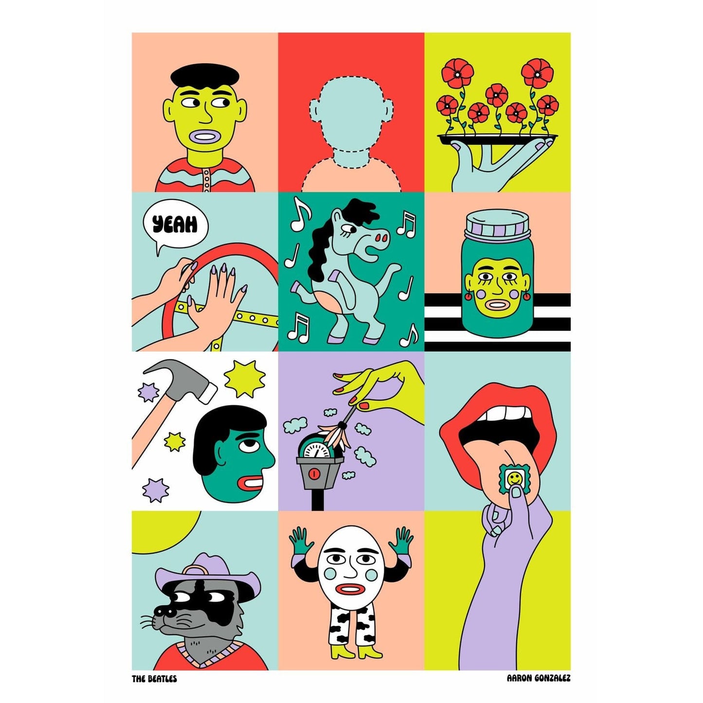 Room Fifty 16.5 x 23.4 (A2) (42 x 59.4cm) / Enhanced Matt Art It's All Too Much | Aaron Gonzalez