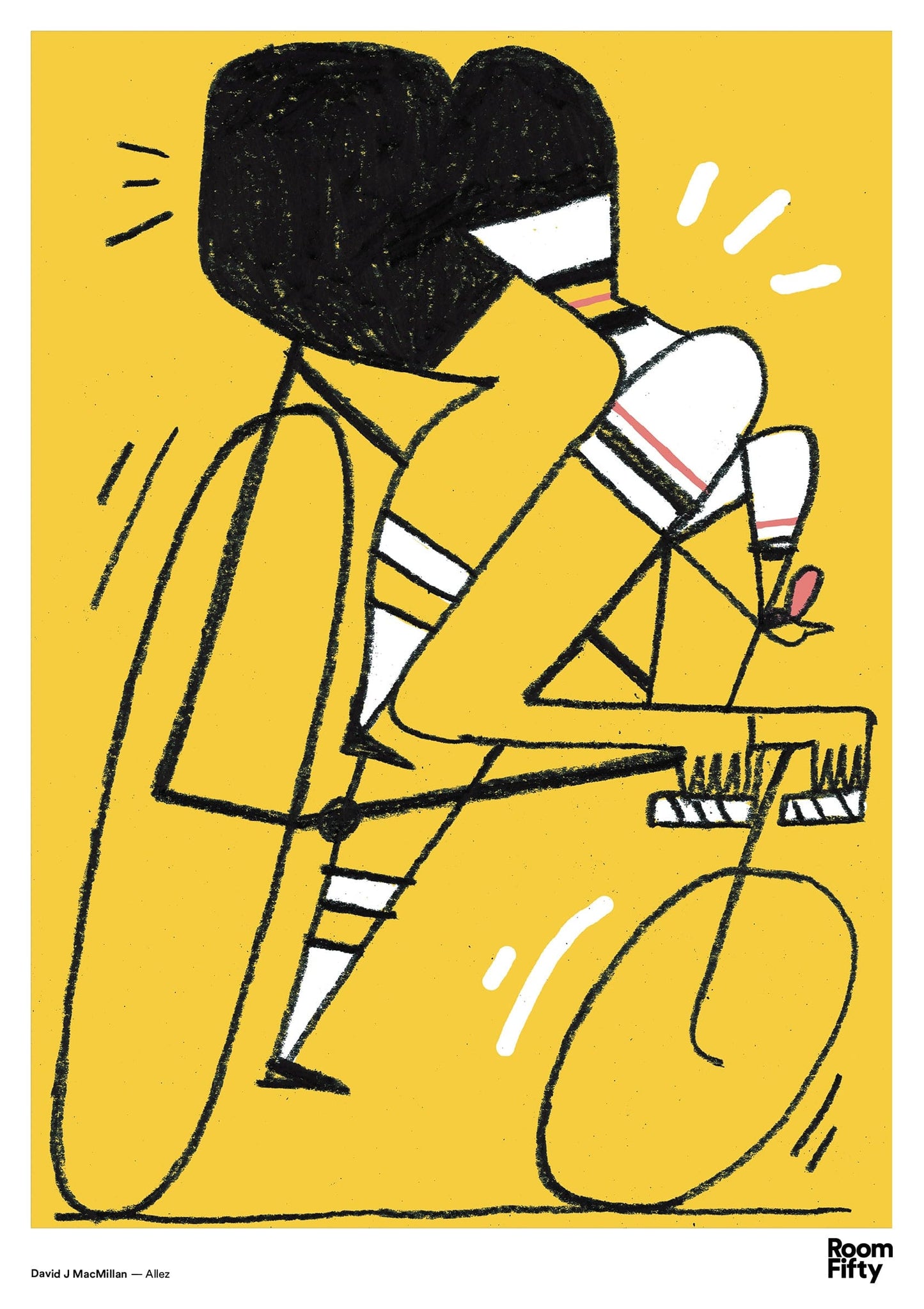 Room Fifty Poster A2 (42x59.4cm) David J MacMillan | Allez | Poster