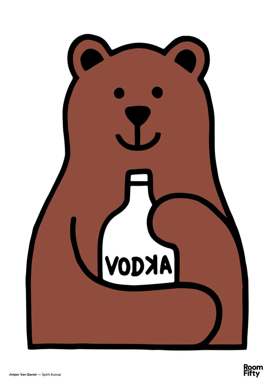 Captain Cyan Poster A2 (42x59.4cm) Jasper Van Gestel | Spirit Animal | Poster