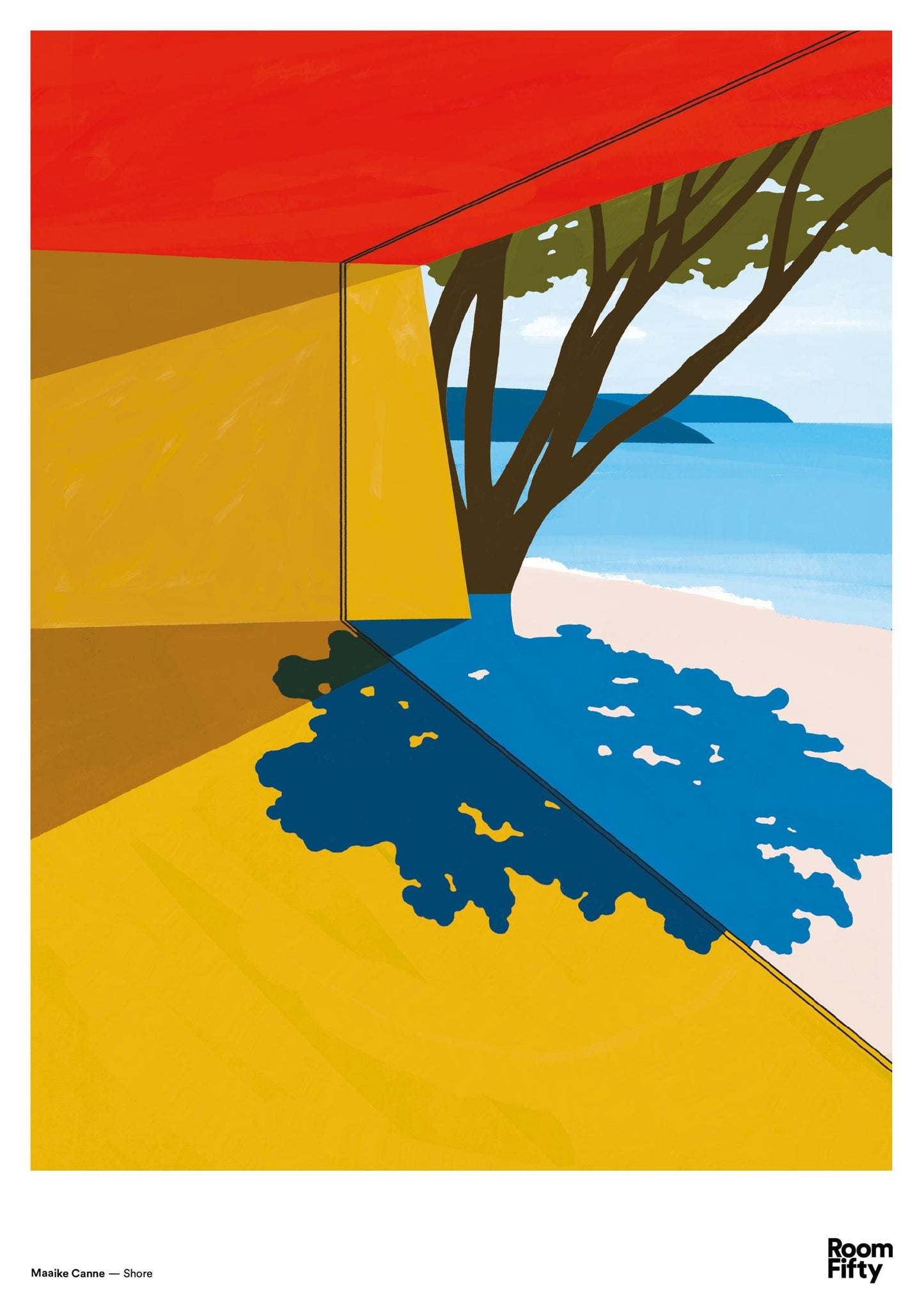 Captain Cyan Poster A2 (42x59.4cm) Maaike Canne | Shore | Poster