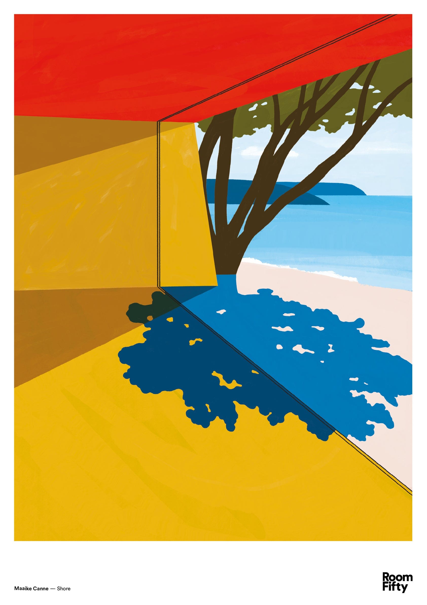 Captain Cyan Poster A2 (42x59.4cm) Maaike Canne | Shore | Poster