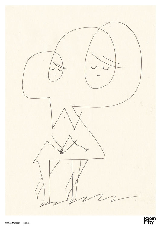 Captain Cyan Poster A2 (42x59.4cm) Roman Muradov | Sisters | Poster