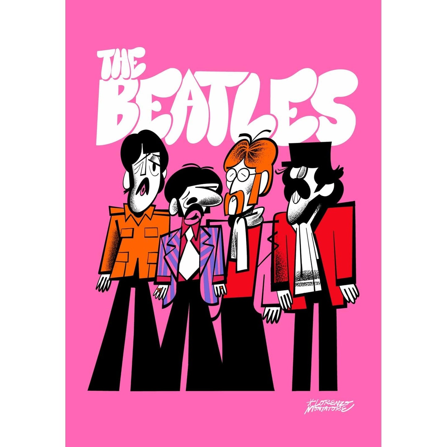 Room Fifty 11.7 x 16.5 (A3) (29.7 x 42cm) / Enhanced Matt Art The Beatles 1967 | Lorenzo Montatore