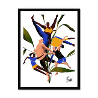 Prodigi Fine art 12"x16" / Black Frame Tomekah George | Dancers