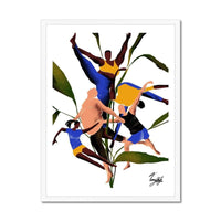 Prodigi Fine art 12"x16" / White Frame Tomekah George | Dancers