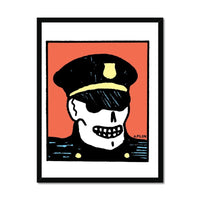 Prodigi Fine art 18"x24" / Black Frame Alain Pilon | Police Officer