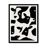 Prodigi Fine art 18"x24" / Black Frame Cow Framed Print