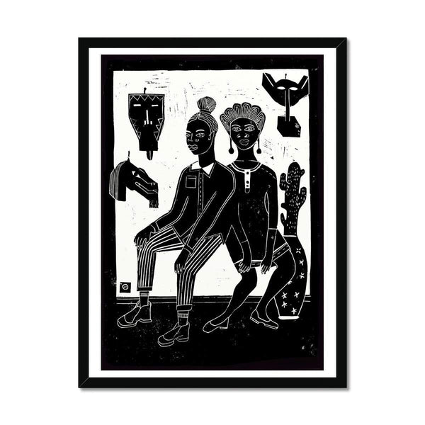 Prodigi Fine art 18"x24" / Black Frame Diana Ejaita | Mali