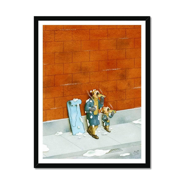 Prodigi Fine art 18"x24" / Black Frame Greg Clarke  | The Hotdog Eaters
