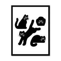 Prodigi Fine art 18"x24" / Black Frame Jasper Van Gestel | Cats