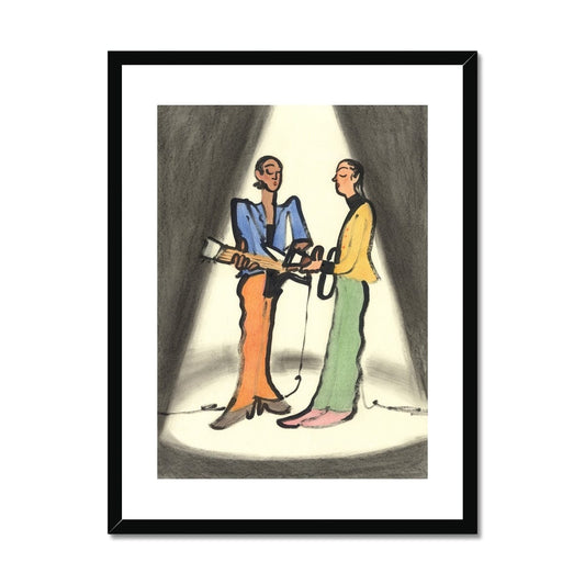 Prodigi Fine art 18"x24" / Black Frame Jiye Kim - Duo