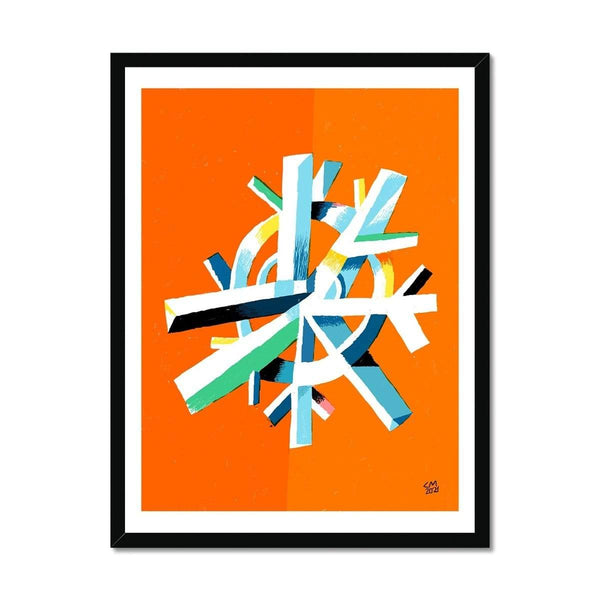 Prodigi Fine art 18"x24" / Black Frame Snowflake Framed Print