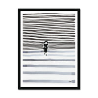 Prodigi Fine art 18"x24" / Black Frame Steps Framed Print