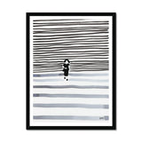 Prodigi Fine art 18"x24" / Black Frame Steps Framed Print