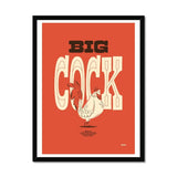 Prodigi Fine art 18"x24" / Black Frame Timba Smits | Big Cock