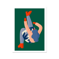 Prodigi Fine art 18"x24" Cecile Gariepy | Woman Falling