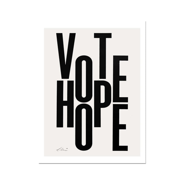 Prodigi Fine art 18"x24" Chris Clarke | Vote Hope