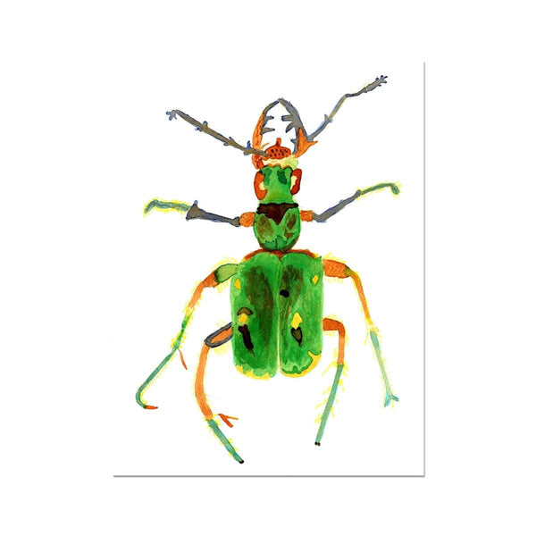 Prodigi Fine art 18"x24" Green Tiger Beetle Fine Art Print