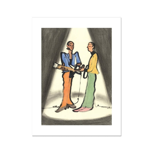 Prodigi Fine art 18"x24" Jiye Kim - Duo Fine Art Print