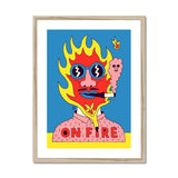 Prodigi Fine art 18"x24" / Natural Frame Jango Jim | On Fire