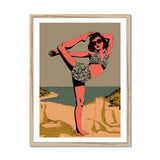 Prodigi Fine art 18"x24" / Natural Frame Nicole Rifkin | Sunbronzed Beach Bod
