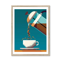 Prodigi Fine art 18"x24" / Natural Frame Peter Greenwood | Pixel Coffee
