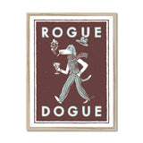 Prodigi Fine art 18"x24" / Natural Frame Rogue Dogue Framed Print