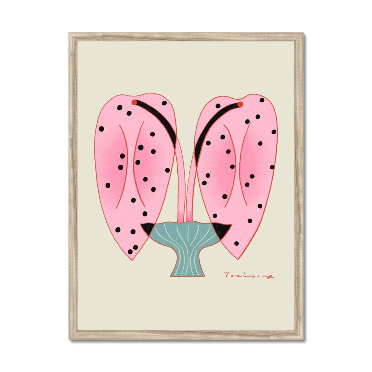 Prodigi Fine art 18"x24" / Natural Frame Taehyoung Maria Jeon