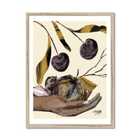 Prodigi Fine art 18"x24" / Natural Frame Tomekah George | Summer Fruits Framed Print