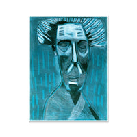 Prodigi Fine art 18"x24" The Blue Man Fine Art Print