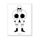 Prodigi Fine art 18"x24" / White Frame Christopher Delorenzo | Boxer