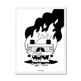 Prodigi Fine art 18"x24" / White Frame Christopher Delorenzo | Car Crash