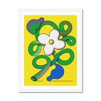 Prodigi Fine art 18"x24" / White Frame Fran Caballero | Flower