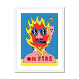 Prodigi Fine art 18"x24" / White Frame Jango Jim | On Fire