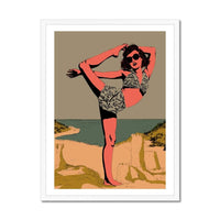 Prodigi Fine art 18"x24" / White Frame Nicole Rifkin | Sunbronzed Beach Bod