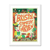 Prodigi Fine art 18"x24" / White Frame Sarah Mazzetti | Bristol Comedy Garden