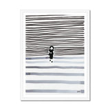 Prodigi Fine art 18"x24" / White Frame Steps Framed Print